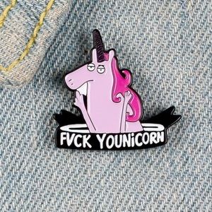 Unicorn F*ck Younicorn Pin